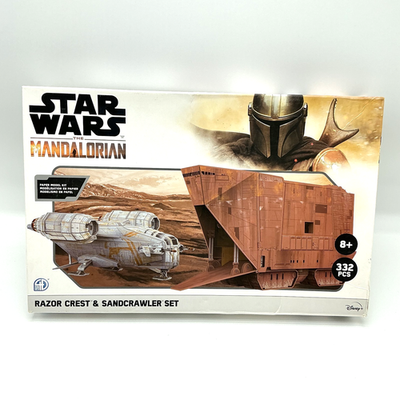 4D Model Kit Star Wars The Mandalorian RAZOR CREST & SANDCRAWLER
