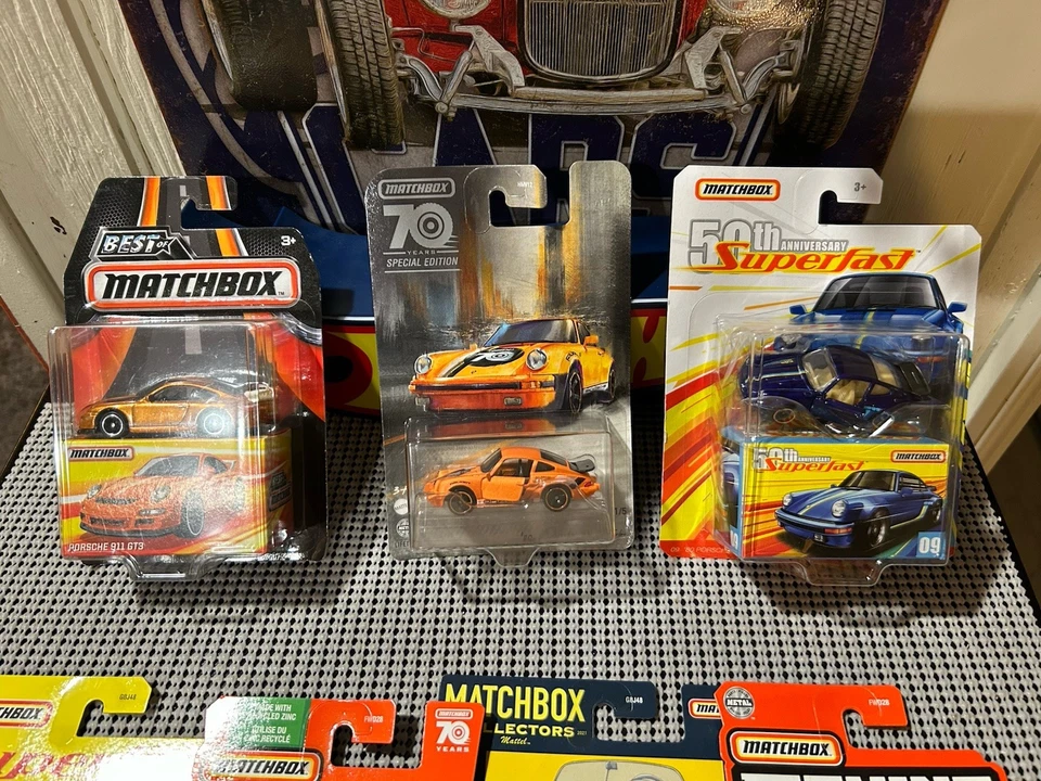 Matchbox - ¡¡PORSCHES!! 70 Aniversario, Piezas Mudanzas y Coleccionistas!! 🔥🔥 Foto 4 de 4