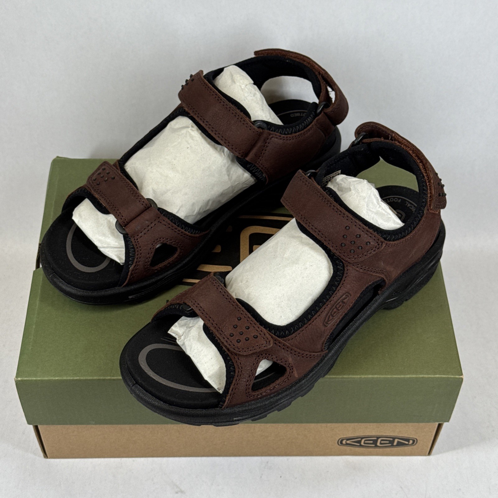 Keen Rialto 3 punti hennè scuro nero sandalo donna tutte le taglie 1021381