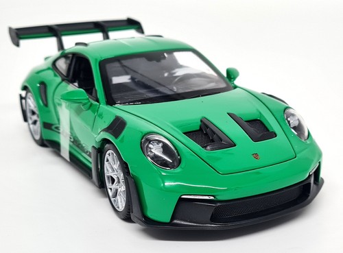 Nex 1/24 - Porsche 911 992 GT3-RS 2020 Green Diecast Scale model car - Picture 1 of 8