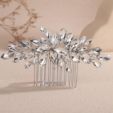 Sparkling Rhinestone Hair Comb Wedding Hair Comb Crystal Rhinestone Bridal Headp
