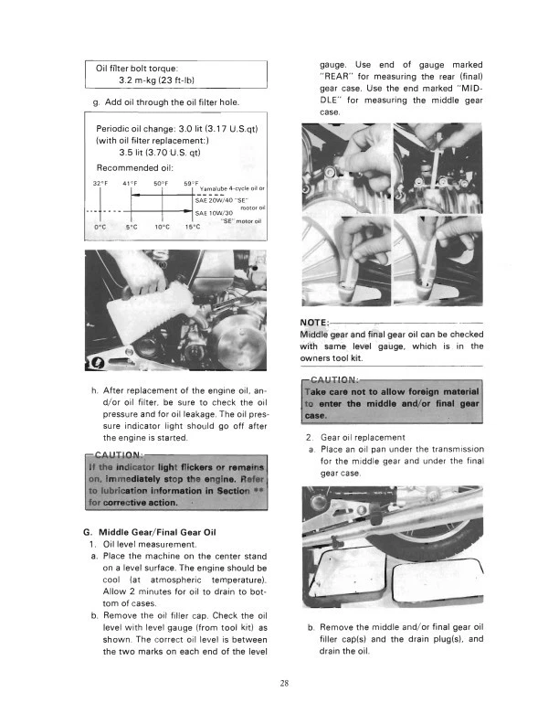 Yamaha XS1100 1978 manual de taller CycleServ XS 1100 libro de servicio de reparación Foto 3 de 4