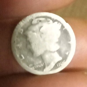 Mercury Dime (Winged Liberty Head) 10C Coin - Fasces Reverse