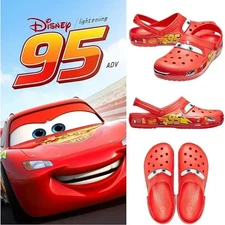 NEW Lightning McQueen Clog Adult Shoe Classic Disney No Light up