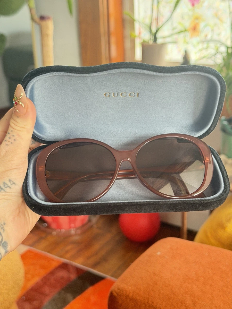 Gucci Plastic Frame Round Sunglasses for Women for sale | eBay