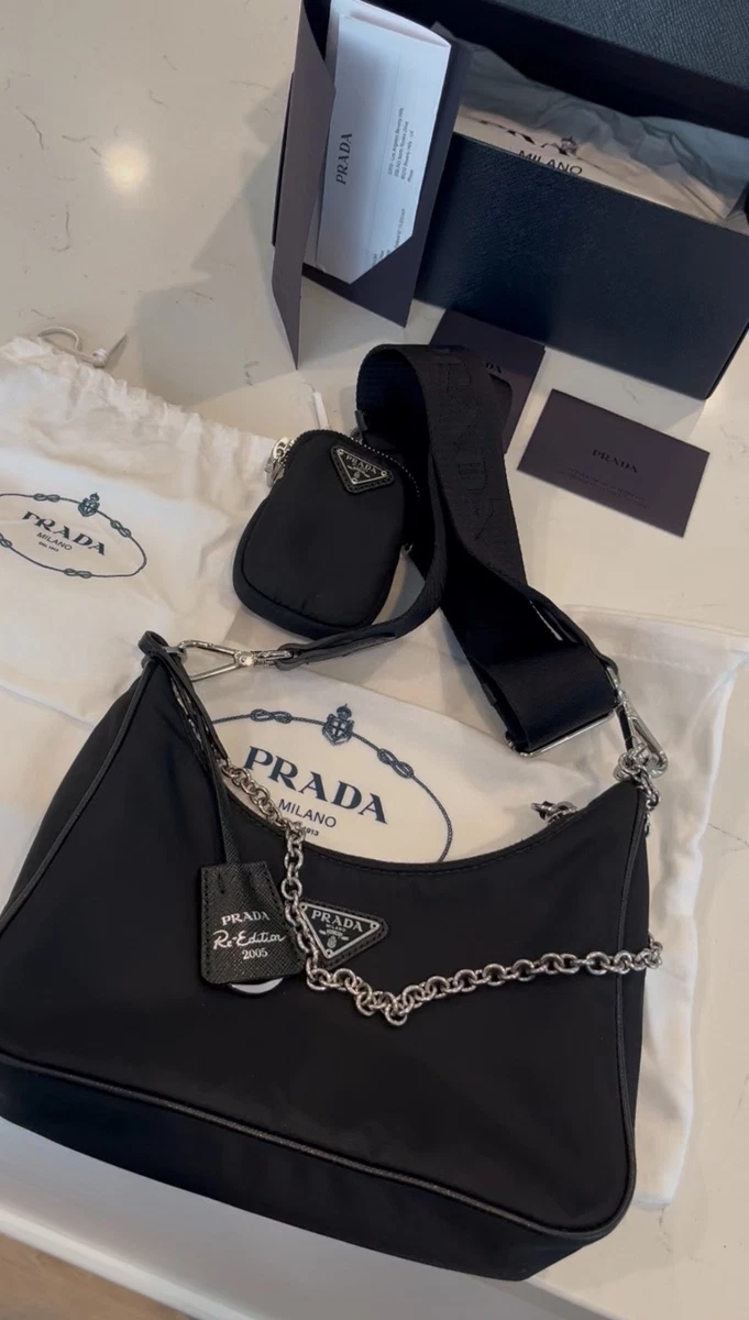 PRADA Nylon Exterior Bags & Handbags for Women for sale | eBay