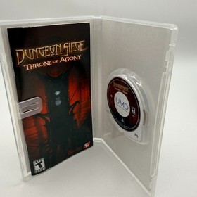 Dungeon Siege Throne Of Agony Sony Psp PlayStation Portable Complete Manual