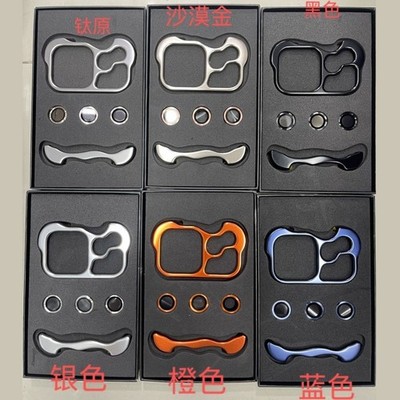 For iPhone 17 Pro Max 17 Air Metal Aluminum Corner Rimless bumper Case+Lens Film