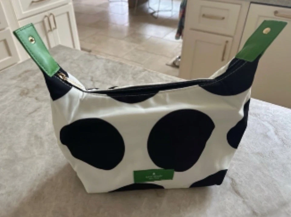 Bolsa cosmética nova com etiquetas Kate Spade Chelsea Delightful Dot Print ~média~ - Imagem 2 de 4