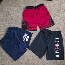 Jordan Boys 3-Piece Shorts Set Size M 10 - 12 YRS Lightweight Basketball