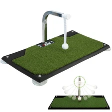 Golf Swing Trainer - Golf Training Equipment with 5 Adjustable Height - Pure ...