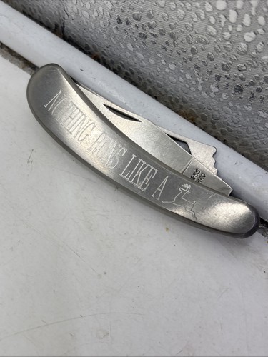 John Deere Nothing Runs Like A Deere Stainless Steel Pocket KNIFE 2 Blades 3.5”