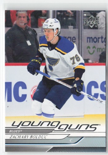 Zachary Bolduc #201 2024 Upper Deck card