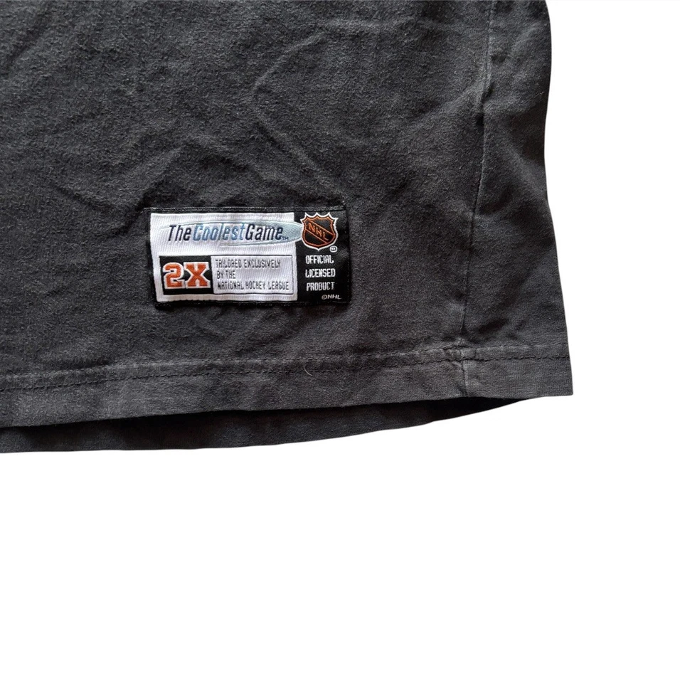 Camisa Philadelphia Flyers Vintage Años 2000 Talla XXL NHL Oficial Y2K Clásica Foto 3 de 4