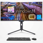 AIO All In One I3 34" Curved FHD Windows 11 4GB 120GB Editing Gaming PC