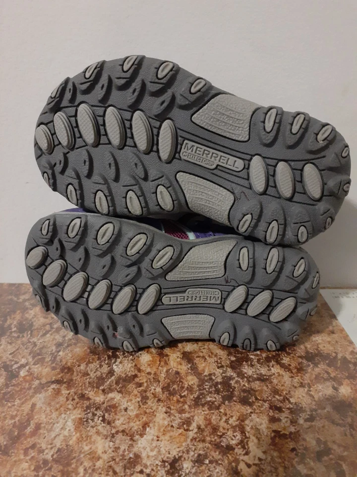 Sandalia de Senderismo Merrell Hydro H2O ML165933 Niñas Púrpura Rosa Gancho y Lazo Talla 6M Foto 4 de 4