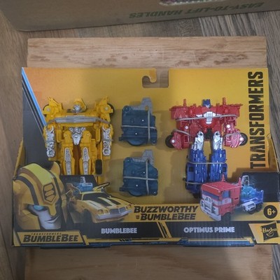 Transformers Buzzworthy Bumblebee & Optimus Prime Playset - Hasbro 