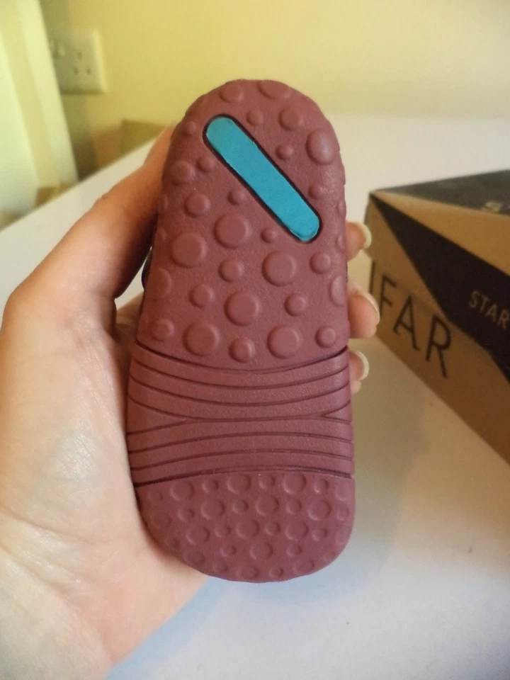 Clarks Start Rite Niñas Bebé Rojo Burbuja Cuero Zapatos Sandalias Talla 2 2F EU 17.5 Foto 4 de 4