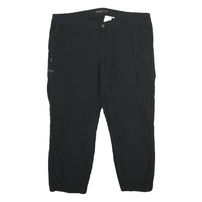 EDMONTE ACTIVE Herren Cargo-Hose Relaxed Schwarz W38 L27 Reißverschluss