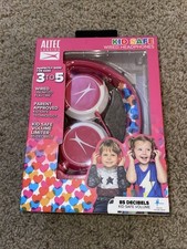 Kid Safe Pink Wired Headphones for Girls Ages 3-5 Volume Limiter BRAND NEW
