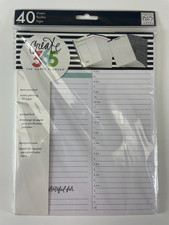The Happy Planner Classic Filler Refill Paper 40 Sheets Daily Planner Hourly NEW