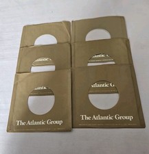 45 RPM 7" RECORD SLEEVES CO. SLEEVE 6 PACK SEE PHOTOS Atlantic Group SLV334 