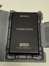Sony nxcam Flash memory 128gb HXR-FMU128 with case