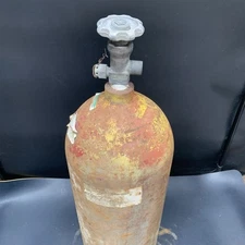 20 LB Steel CO2 Cylinder Tank Beverage Soda Beer Empty Bottle Untested.