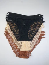 3 pack Ladies Briefs Knickers Womens Underwear Comfort Fit Lace plus Size XL