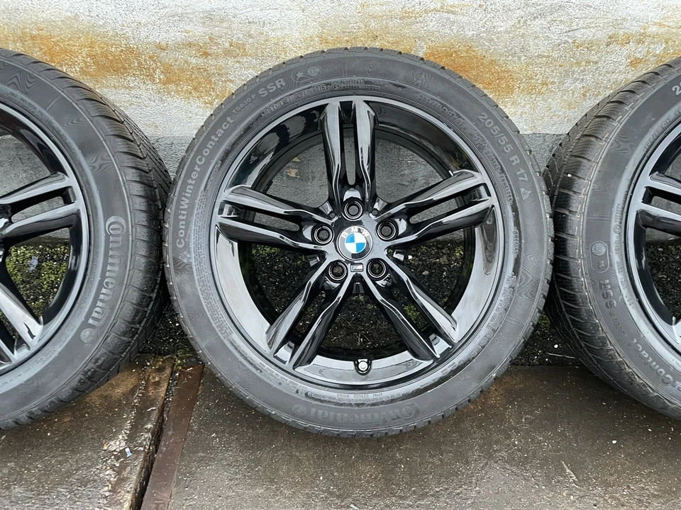 Winterräder 17 Zoll BMW 2er AT F45 GT F46 Doppelspeiche M483 Runflat RDK 7-8mm - Bild 4 von 4