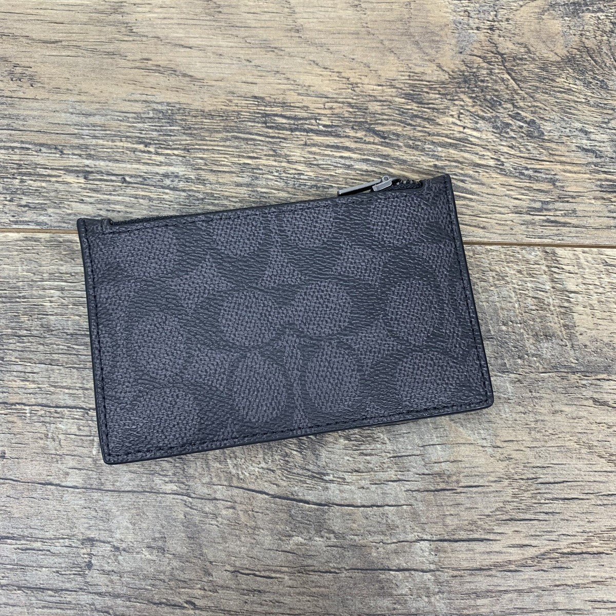 COACH 財布 COACH® Outlet | Zip Card Case In Signature Canvas
