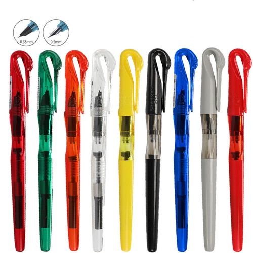 Set 12 pz penna stilografica carina Jinhao Swan EF/F 0,38/0,5 mm 12 colori e confezione regalo - Foto 9 di 14