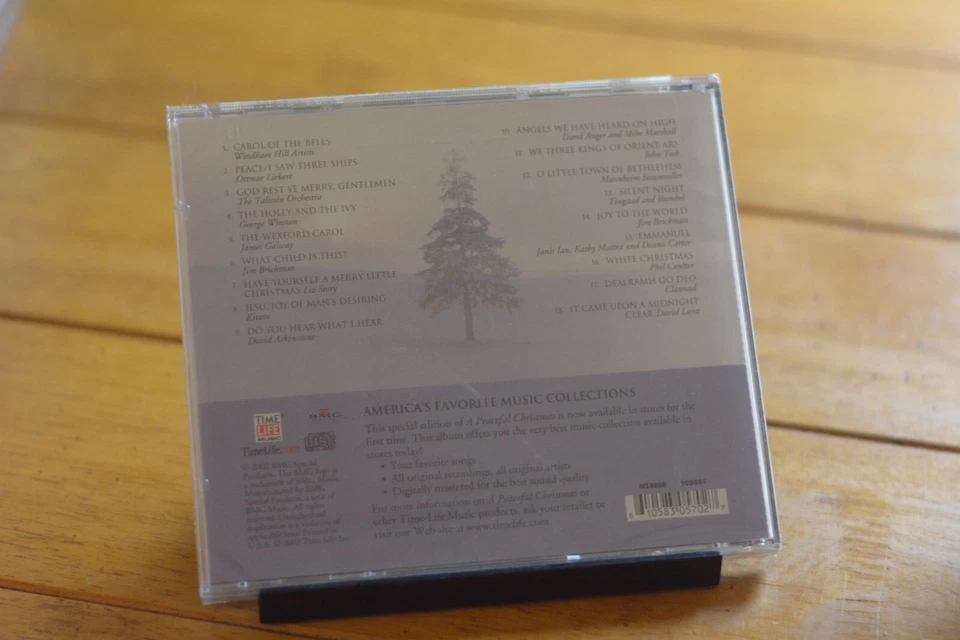 VARIOUS "A PEACEFUL CHRISTMAS" AUDIO CD [NEW SEALED] TIME LIFE [155] Foto 2 de 4