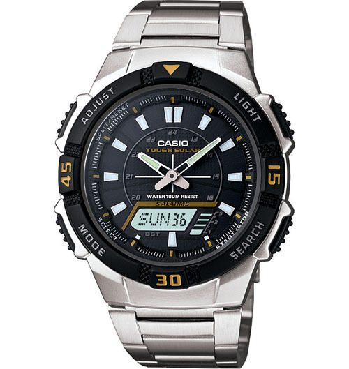 casio tough solar adjust time