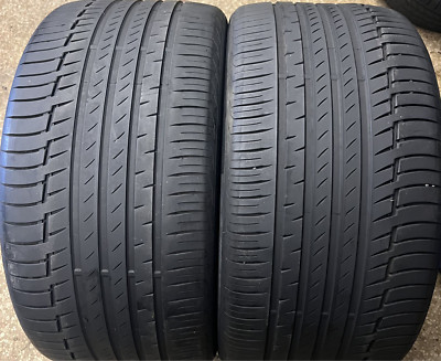 Set Of 2 Tires LikeNEW Continental PremiumContact 6 SSR BMW 315/35R21 XL 111Y