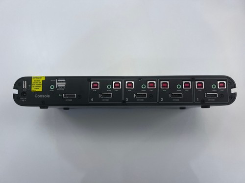 Belkin Universal Secure 4-Port, Single Head KVM Switch SEALED IN BOX - 第 1/5 張圖片
