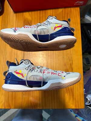 シューズ(男性用) Li-Ning Speed XI US8.5 Li-Ning Speed 8 Premium 'White Blue' ABAS005-4