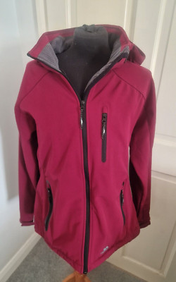 Trespass Womens Softshell Jacket Zip Off Hood with 3 Zips Bela II
