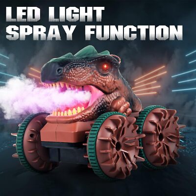 Dinosaur Truck Boy Dinosaur Car Toys for Kids RC Remote Control Model Waterproof