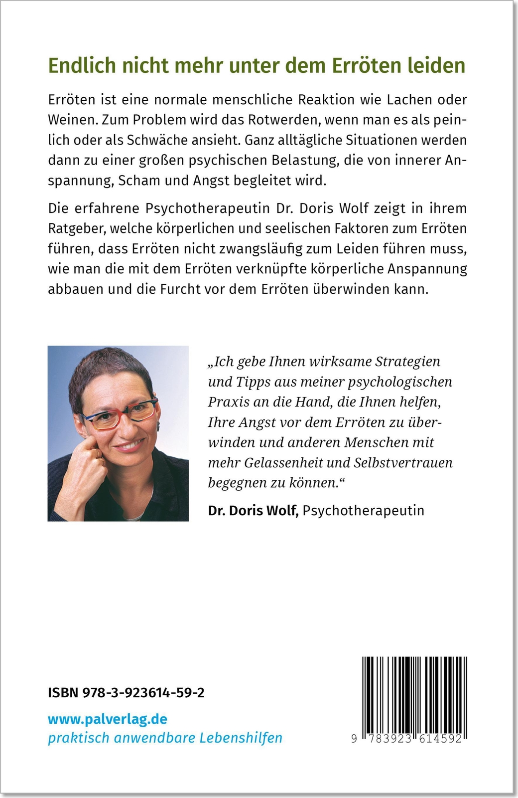 Thumbnail - Keine Angst Vor Dem Erröten | Doris Wolf | Taschenbuch | Kartoniert /