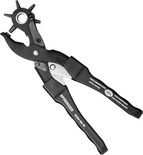Leather Hole Punch Professional Tool for Leather Products Herm Sprenger Black