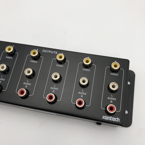 USED XANTECH AV61 6-Way A/V Audio Video Distribution Amplifier POWER TESTED READ - Picture 4 of 6
