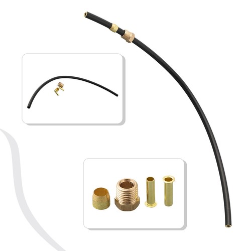 Air Compressor Nylon Hose Tube Hose Comes With Pieces Of Copper Lock Cores Parts - Picture 9 of 12
