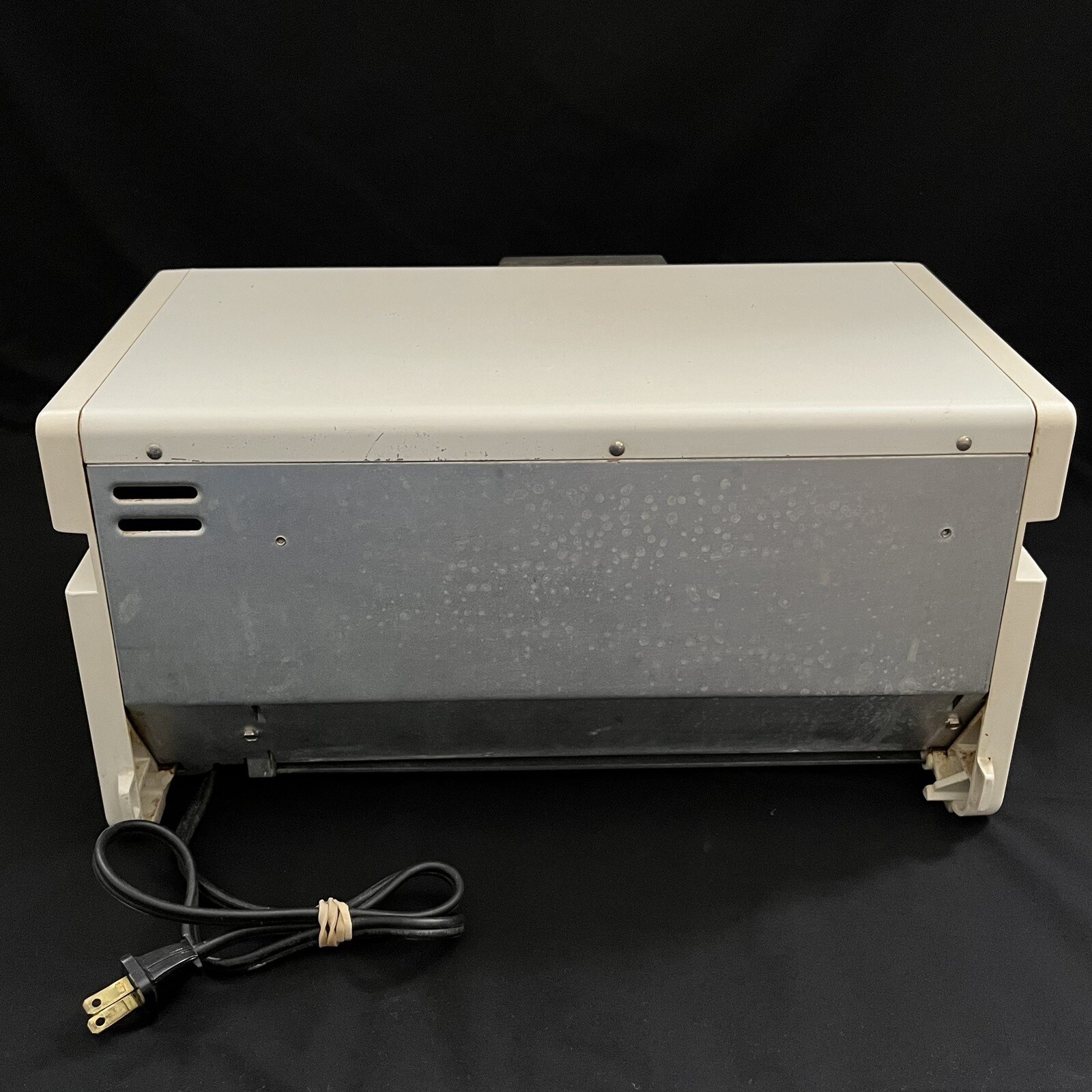 Vintage Black & Decker OffWhite ToastROven Broiler Spacemaker READ