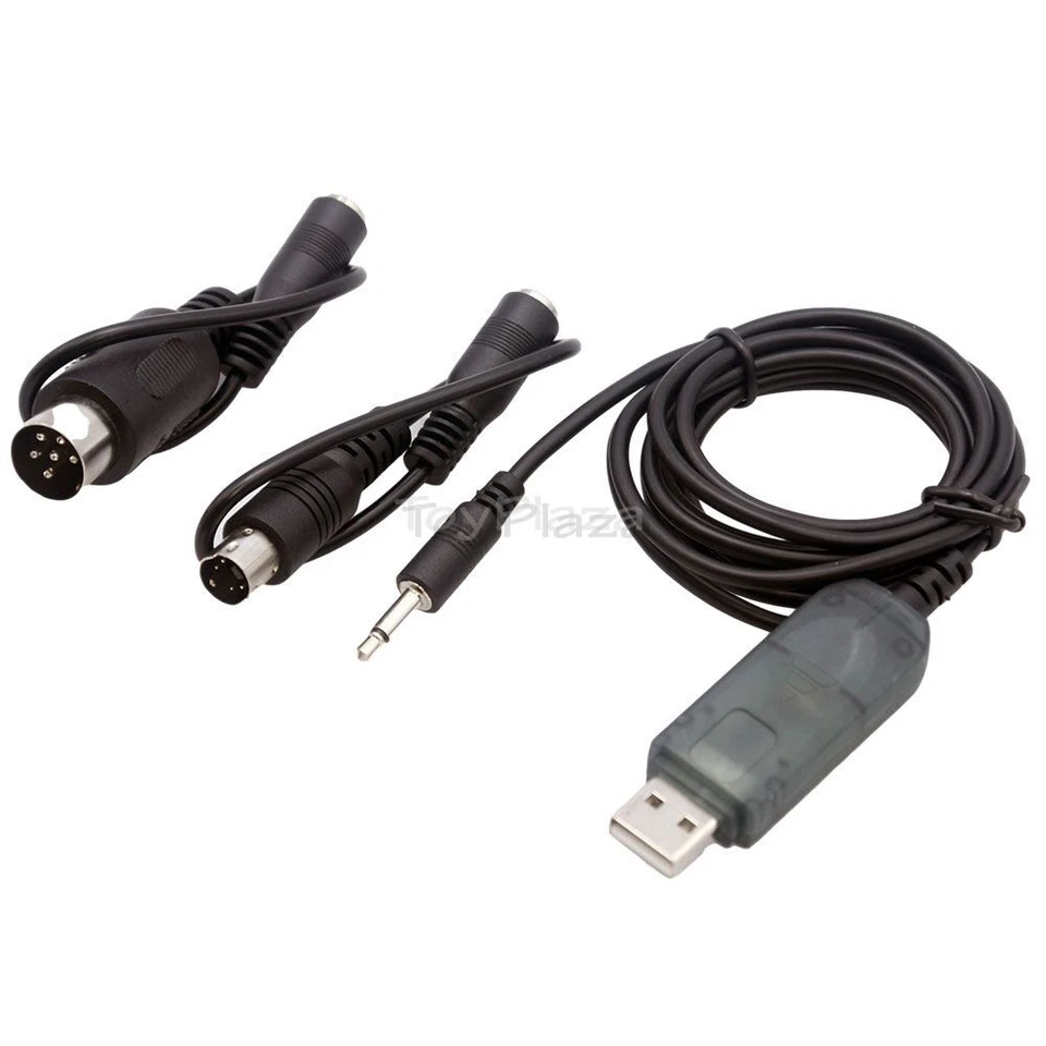 FlySky FS-SM100 USB Simulador Cable Set RC Avión Helicóptero Drone Barco Coche Foto 4 de 4
