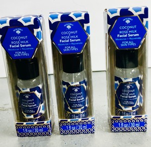 coconut rose milk facial serum