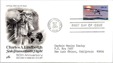 FDC 1977 SC #1710 Artcraft Cachet - Roosevelt Fld Sta, Ny - Single - F76341