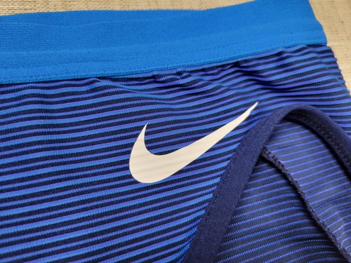 NIKE Pro Elite USA Racing Top & Briefs Set Small Women Blue White Olympics Track - Picture 11 of 18