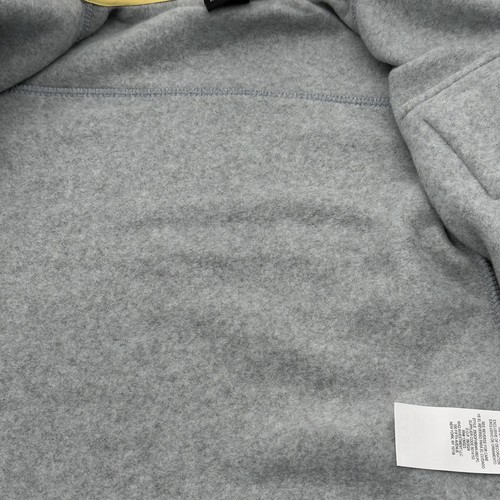 Quiksilver Youth Boys Size XS 5/6 Fleece Shirt Jacket Shacket Pockets Snap Gray - Picture 6 of 13