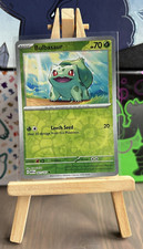 Bulbasaur Pokemon Scarlet & Violet-151 001/165 Reverse Holo Common NM Near Mint